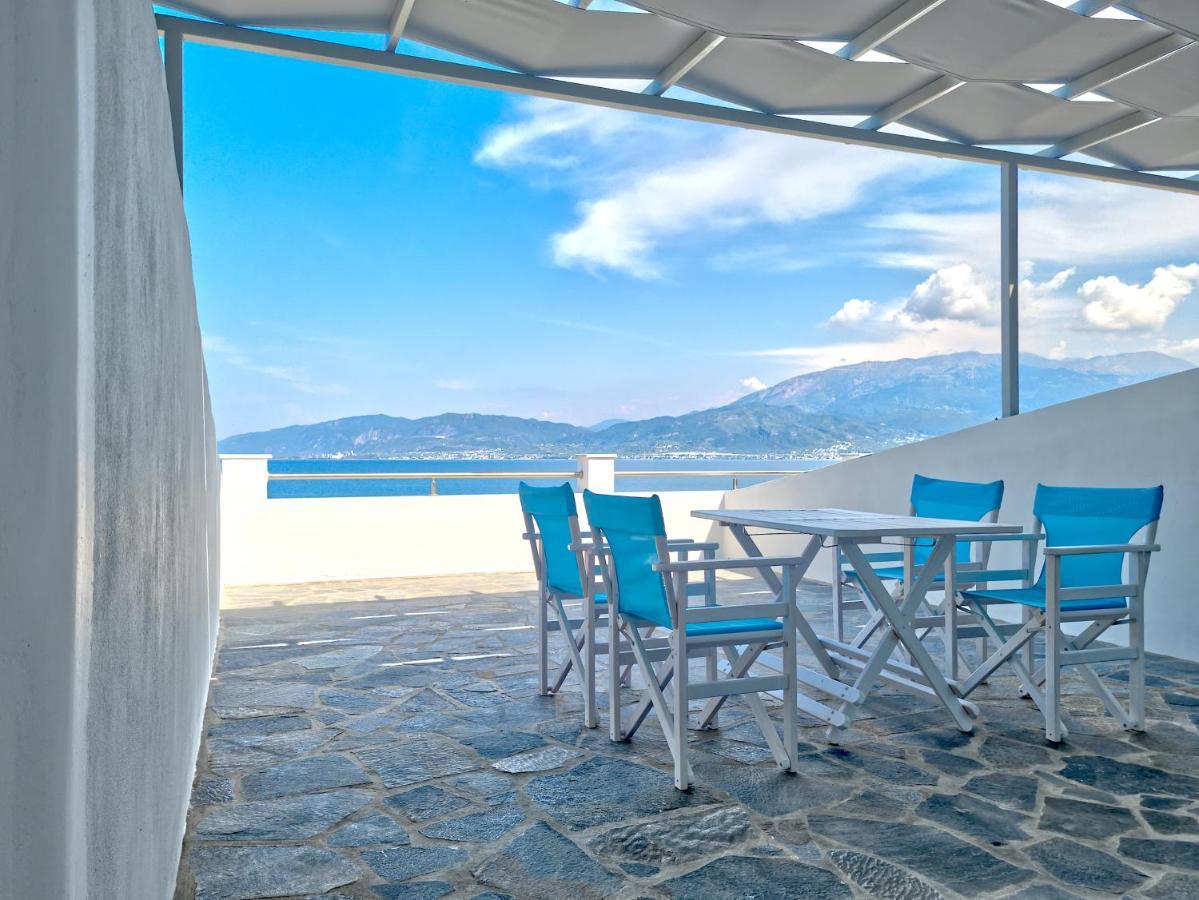 Epipleon Luxury Suites -104- Δωμάτιο 35Τμ Με Βεράντα 35Τμ Μπροστά Στη Θάλασσα Návpaktos Eksteriør bilde
